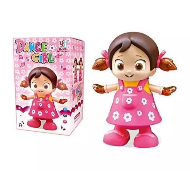 Musical Dancing Girl Toy | Light-Up & Sound Interactive Doll